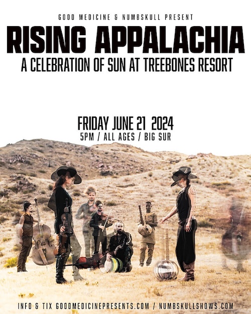 Rising Appalachia — concert poster, Treebones Resort